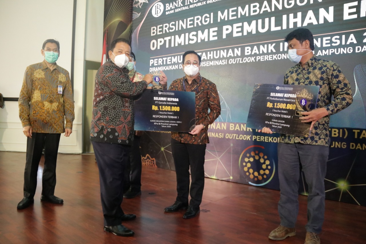Gubernur Lampung Hadiri Pertemuan Tahunan Bank Indonesia Tahun 2020