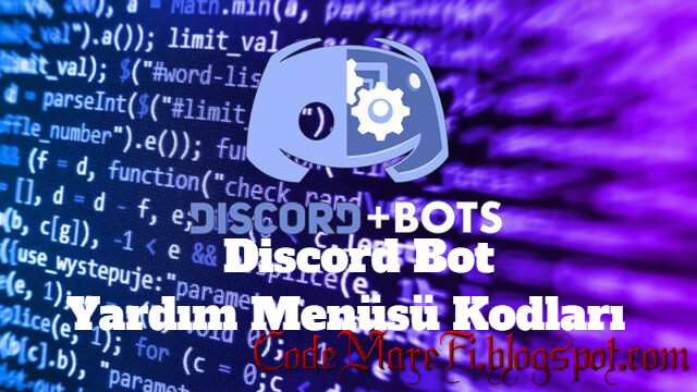 Discord Bot Kodları Yardım Menüsü Nsfw Komutu #4 ...