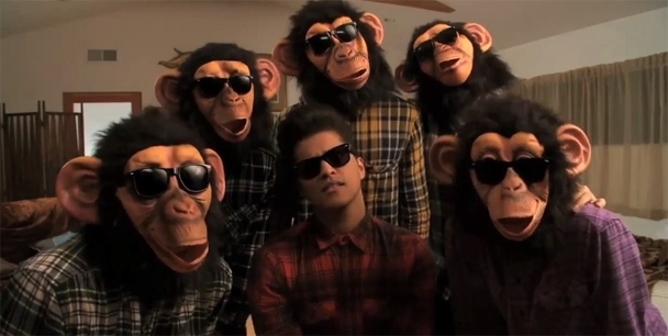 bruno mars hair. The OG glasses and that hair.