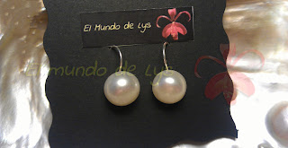 Pendientes Plata de ley y Perla cultivada