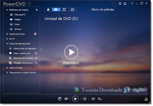 CyberLink PowerDVD v15.0.1510.58 Ultra Multilenguaje 