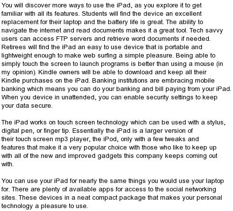 Video Database for iPad