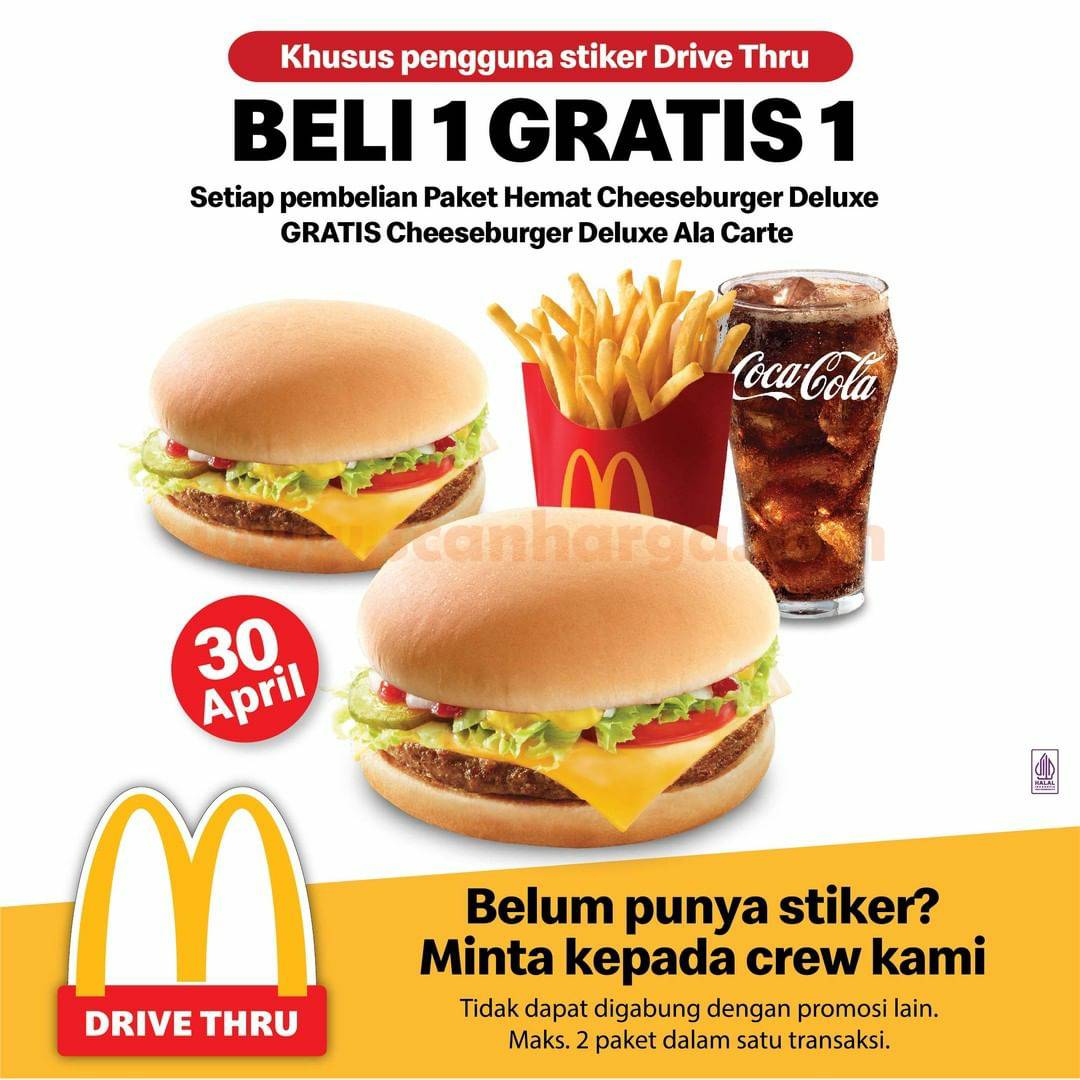Promo McDonalds Terbaru Beli 1 Gratis 1