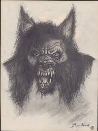 Artist depiction of the Michigan Dogman