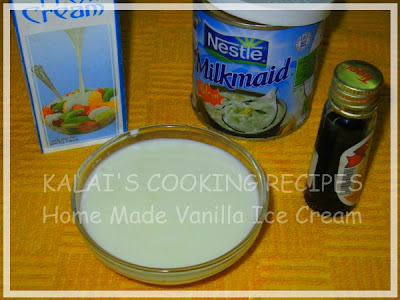 Home-Made Vanilla Ice Cream / Panikoozh
