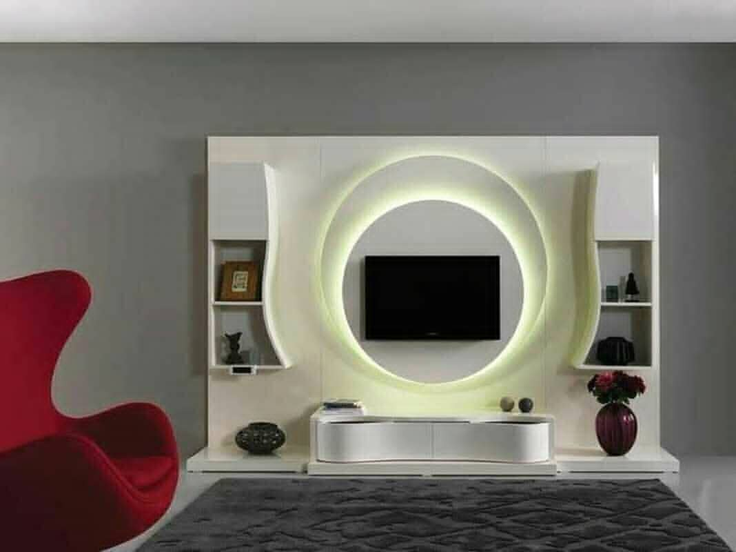 Modern Gypsum  TV  Wall  Unit Decoration Design  Ideas 