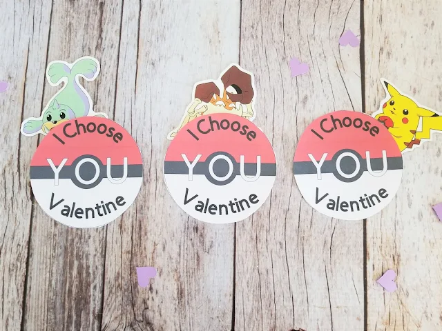 Pokemon Valentine Printable