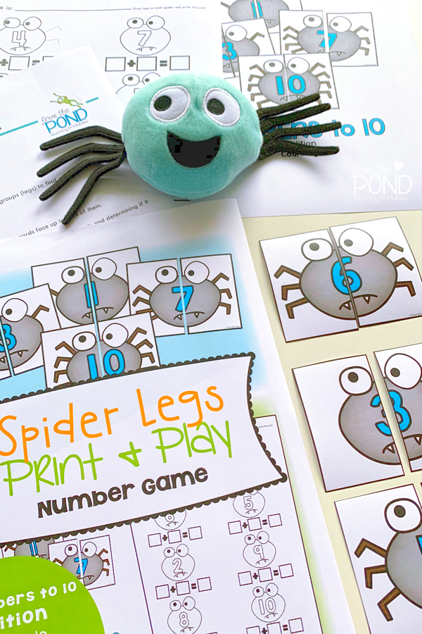 Spider Addition Game