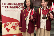  Aisha dan Neby Boyong 11 Medali di Tournament Of Champions World Scholar's Cup Yale University USA