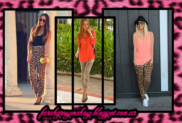 Neon y animal print