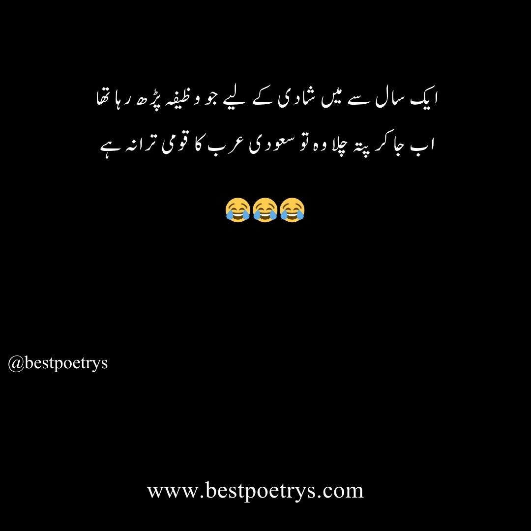 Funny poetry in urdu