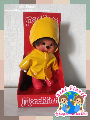 monchhichi ciré iconique jaune kiki