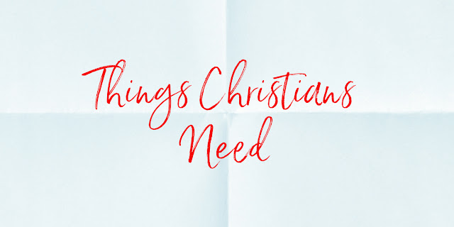 This series of short devotions on "Things Christians Need" is a perfect Bible study series for small groups or Bible studies.
