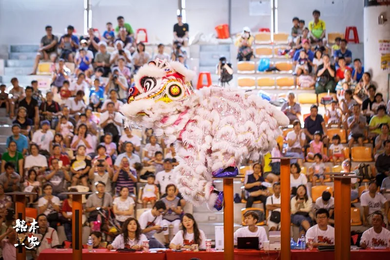 泰山獅王爭霸賽梅花樁獅藝競賽花絮泰山綜合體育館3F捷運泰山站