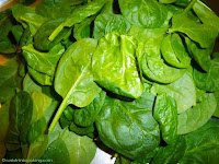 Spinat für Callaloo - Spinatsuppe mit Kokosmilch und Flußkrebsen