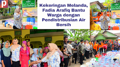 Kekeringan Melanda, Fadia Arafiq Bantu Warga dengan Pendistribusian Air Bersih