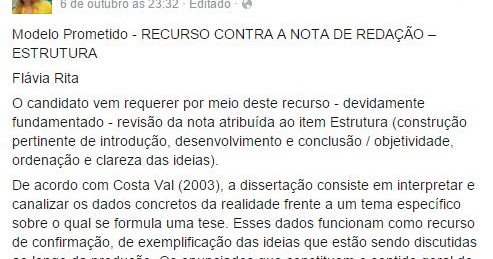 Macetes e Dicas para Concursos Públicos: MODELO RECURSO 