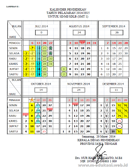 kalender pendidikan