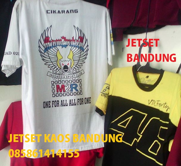 Pusat Pembuatan Kaos Sablon Murah bandung