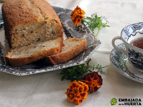 Receta de bizcocho de calabaza con pasas y nueces