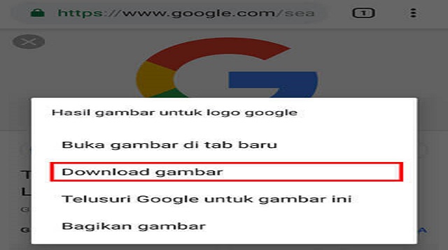 Cara Download Gambar di Google