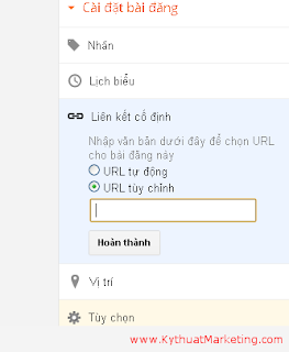 Blogger đã cho phép sửa pernalinks