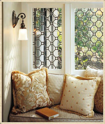 living room cushions - window seats