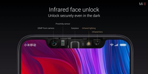 Xiaomi Mi 8 Face Unlock