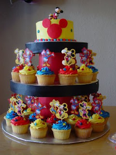 Beautiful Mickey Mouse Cupcakes Toppers 