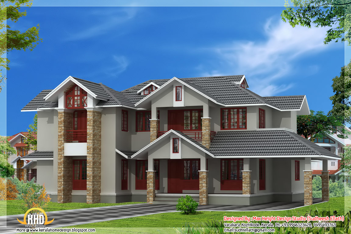 3131 sq ft 4  bedroom  nice india  house  design  with floor 
