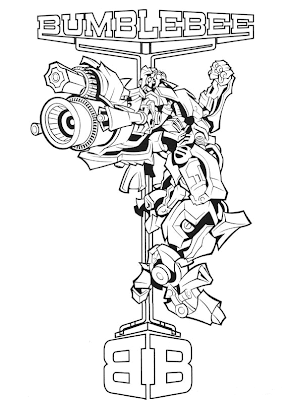 Transformers coloring pages