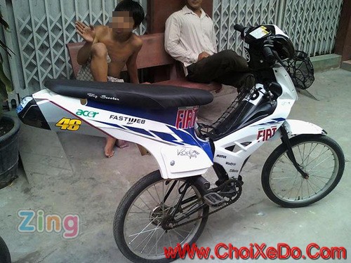 Xe đạp chế đẹp