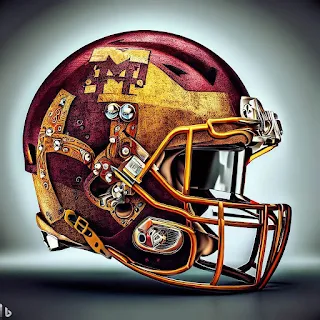 Minnesota Golden Gophers Concept Football Helmets