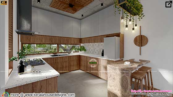 Kitchen interior tropical