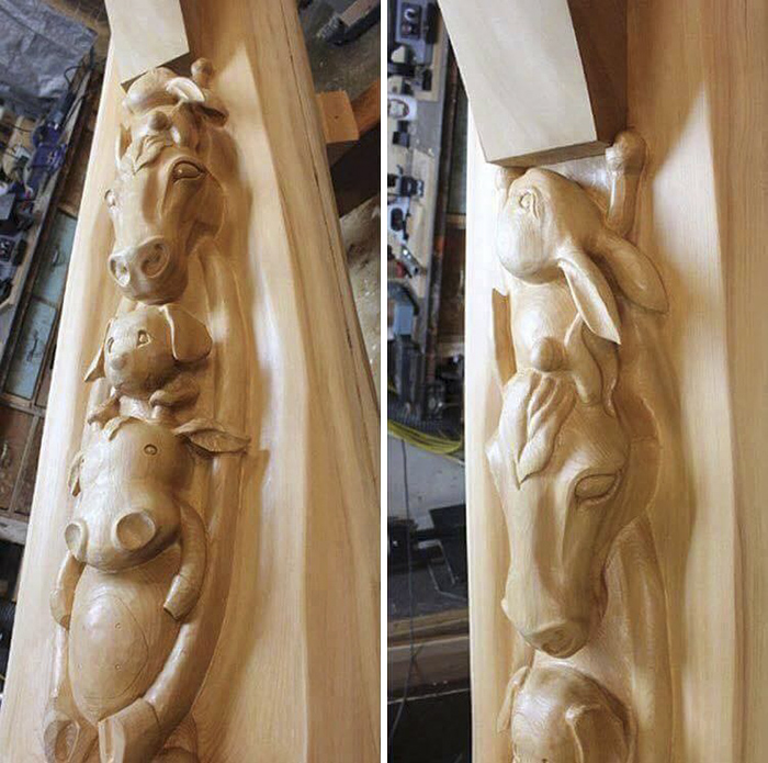 carved wood art