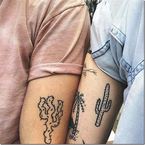 un-cactus-y-dos-formatos-diferentes-de-dibujo-en-los-brazos