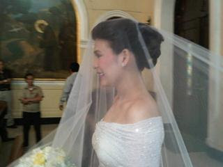 Roxanne Guinoo in her wedding gown