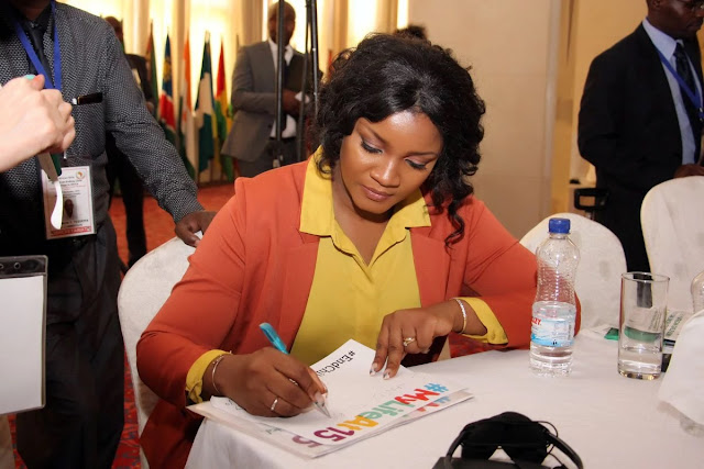 Omotola Jalade Attends First African Girls' Summit On Child Marriage