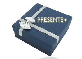 Imagem de uma caixa de presente, anunciando o nosso Presente+ para você, "Estudos+' (Preceito por Preceito) dos Livros de Daniel e Apocalipse.