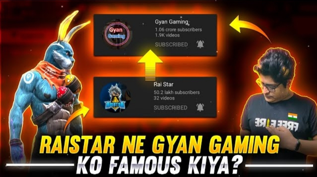 Did Raistar Make Gyan Gaming Famous Free Fire Top 5 Mysterious Facts