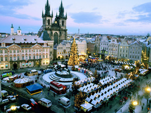 рождественская ярмарка 2010 в Праге