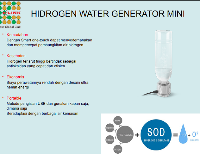 K-Link Hydrogen Water Generator Mini