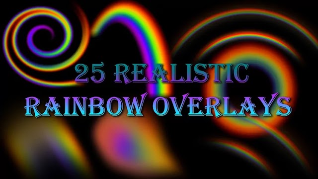 25 Realistic Rainbow Overlays !! Photoshop Overlay