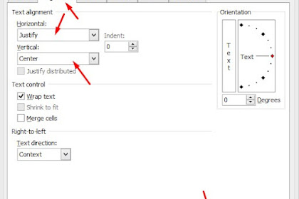 Cara Membuat Teks Rata Kiri Kanan (Justify) di Excel