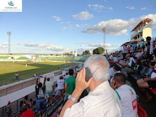 Vibração da torcida no segundo gol do Icasa.