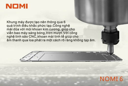 Nomi 6 sử dụng công nghệ âm thanh hiện đại, đa phương tiện, không tạp âm