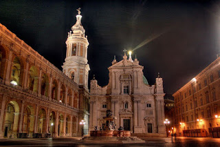 Feast day of the Erection Building of the Cathedral of Our Lady of Loreto May 9, Santuario de la Santa Casa