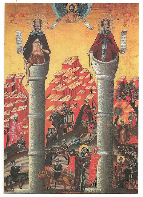 Simeon Stylites -A Saint On A Pillar
