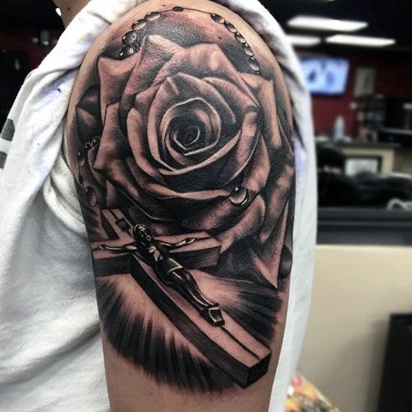 tatuajes de rosarios