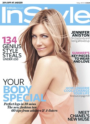 Jennifer Aniston Covers UK InStyle May 2012